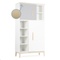 Armario 173 cm 2 puertas NADO Curve acabado fresno manhattan grey-white