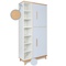 Armario 198 cm 2 puertas NADO Retro acabado haya sky blue