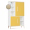 Armoire 147 cm 2 portes NADO Curve finition frêne sunshine yellow