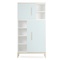 Armoire 173 cm 2 portes NADO Curve finition frêne mint