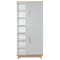 Armoire 198 cm 2 portes NADO Retro finition hêtre manhattan grey