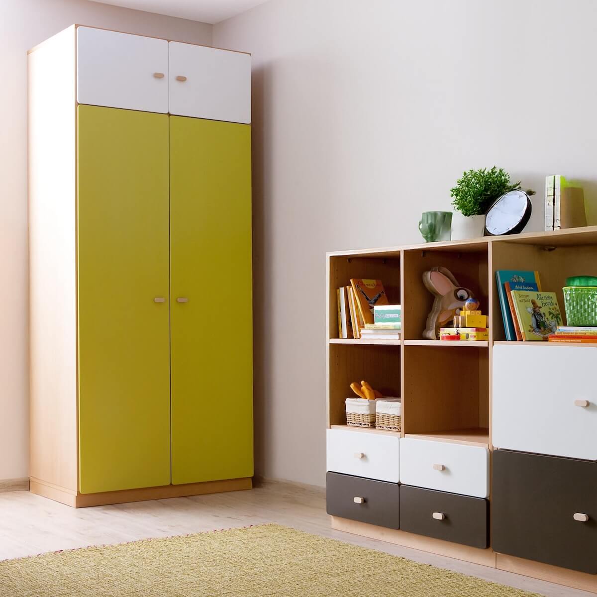 Armoire 47,4x218cm DESTYLE de Breuyn naturel blue