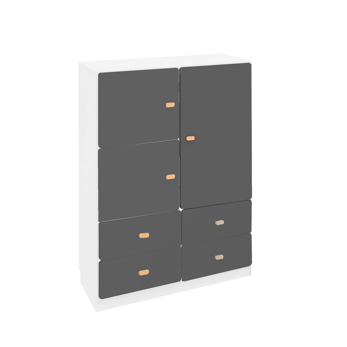 Armoire 93x113cm DESTYLE de Breuyn blanc anthracite