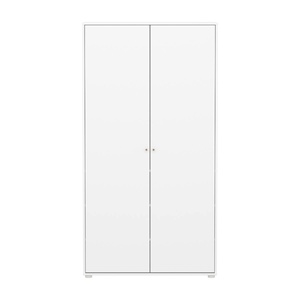 Armoire enfant 2 portes SAGA FLEXA blanc oak