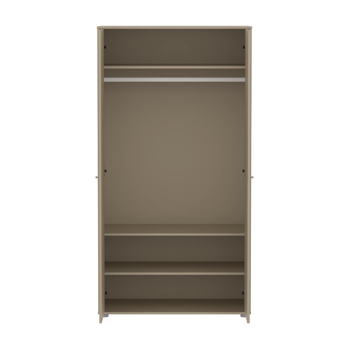Armoire enfant 2 portes SAGA FLEXA oat oak light grey