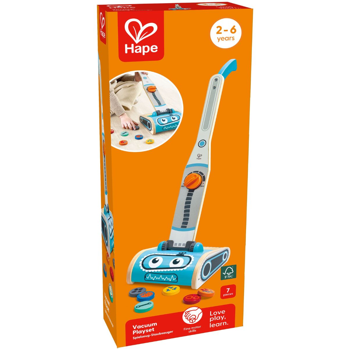 Aspiradora juego imitación Hape