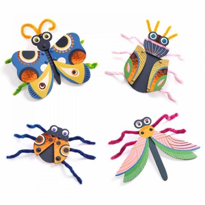 Atelier bricolage Bestioles en fils chenille Djeco