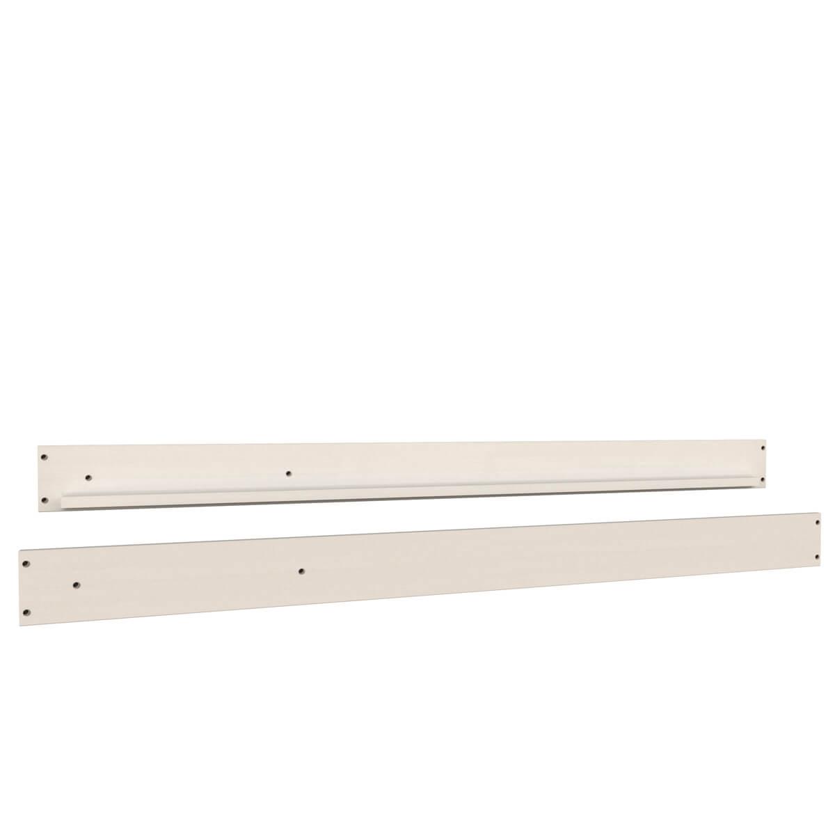 Auflagezargen 2-er Set mit Leiterbohrung DESTYLE de Breuyn Buche massiv weiß gebeizt-lackiert