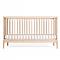 Baby bed KERA in ash with Round top and Curve legs