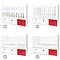 Babybett mitwachsend 70x140cm COLORFLEX white-true red