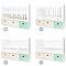 Babybett mitwachsend 70x140cm COLORFLEX white wash-mint