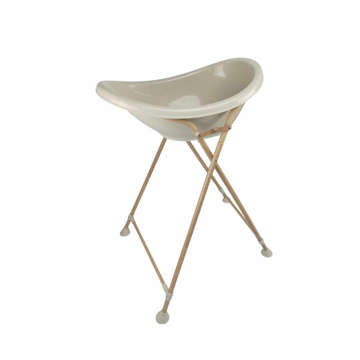 Baignoire avec support Quax naturel argile