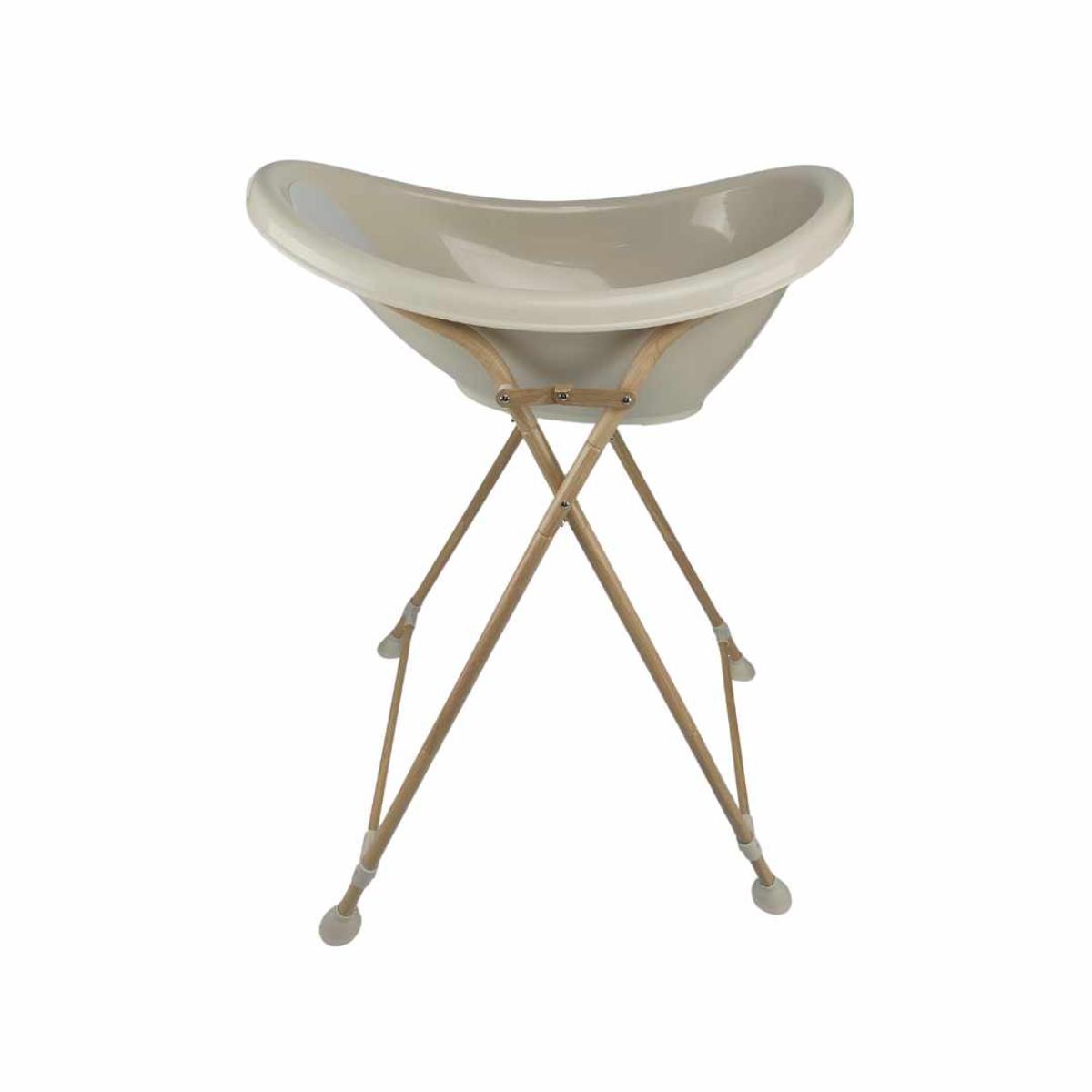 Baignoire avec support Quax naturel argile