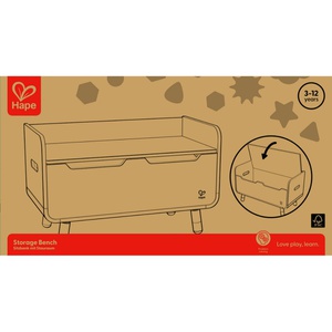 Banc-coffre à jouets 2 en 1 Hape