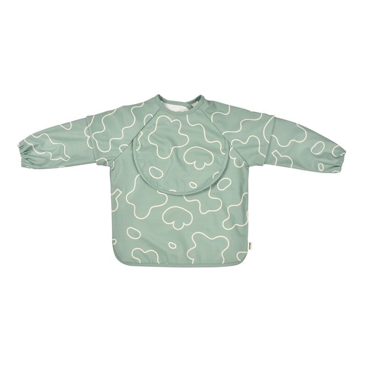 Bavoir manches longues evolutive 2 in 1 Beaba Sage green