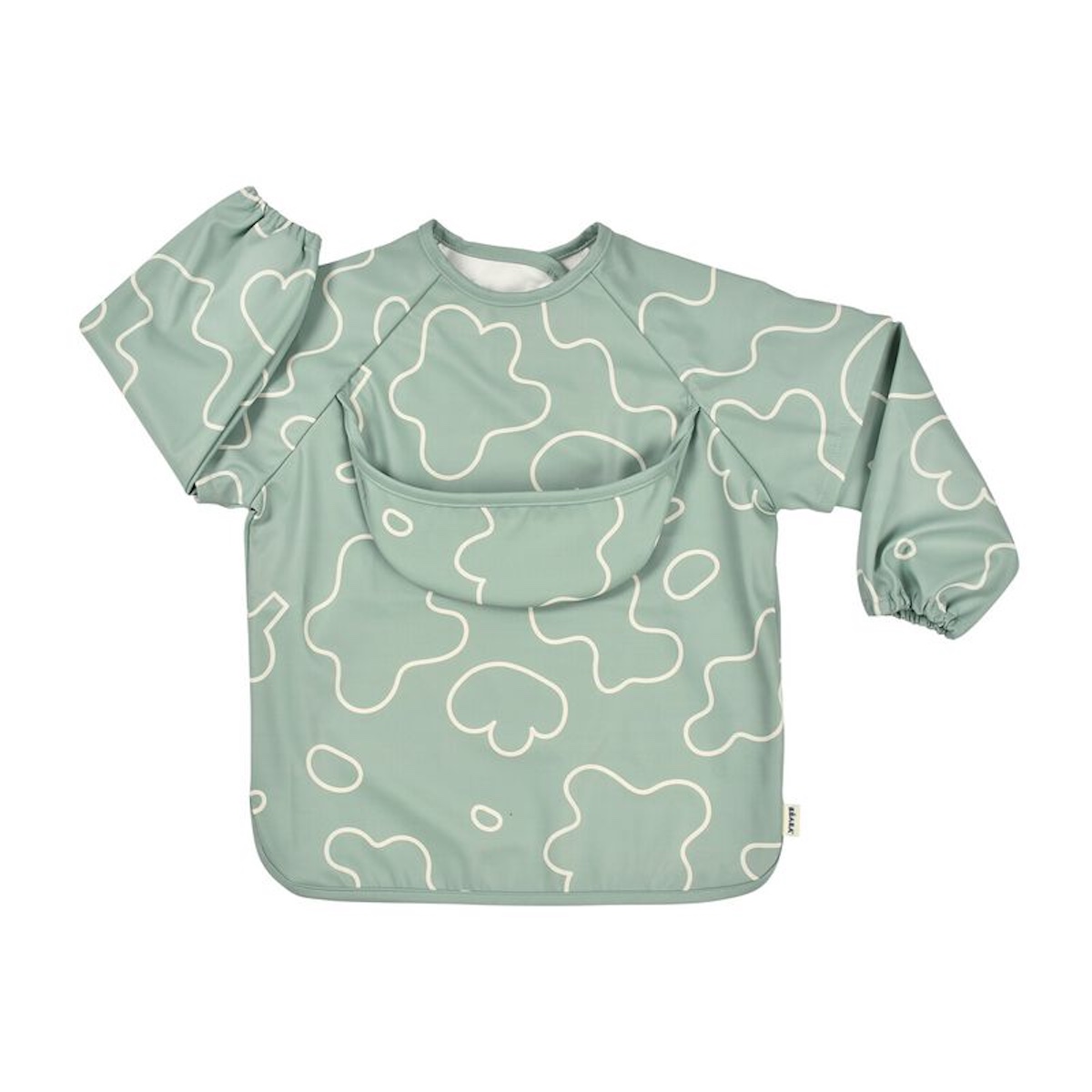 Bavoir manches longues evolutive 2 in 1 Beaba Sage green