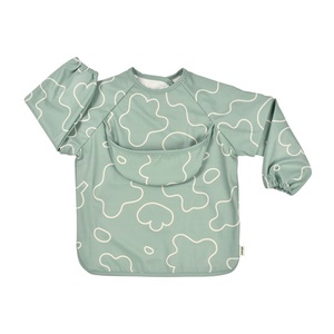 Bavoir manches longues evolutive 2 in 1 Beaba Sage green
