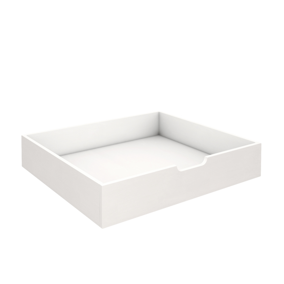 Bed drawer on wheels 94 cm DESTYLE de Breuyn white lacquered