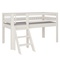 Bed Kubu mid-sleeper angled ladder DELUXE de Breuyn whitened