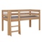Bed Kubu mid-sleeper straight ladder DELUXE de Breuyn natural-whitened