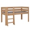 Bed Kubu mid-sleeper straight ladder DELUXE de Breuyn natural