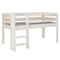 Bed Kubu mid-sleeper straight ladder DELUXE de Breuyn whitened-natural