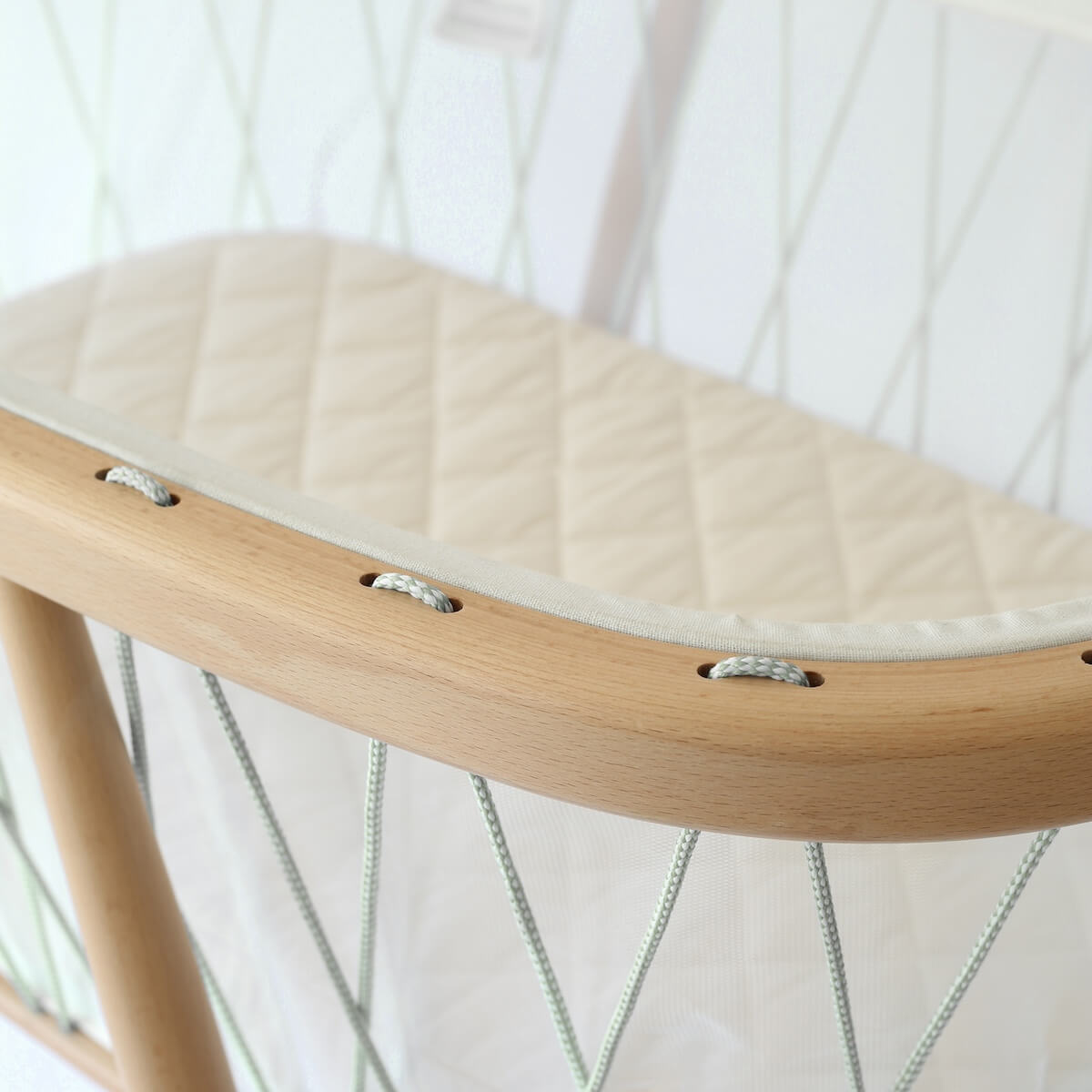Berceau KUMI Charlie Crane Lichen + matelas foam