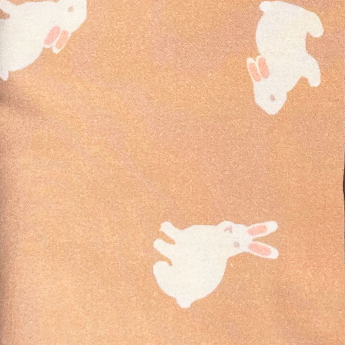Bettdeckenbezug Kids RABBITS orange 140x200cm und Kissenbezug 50x70cm