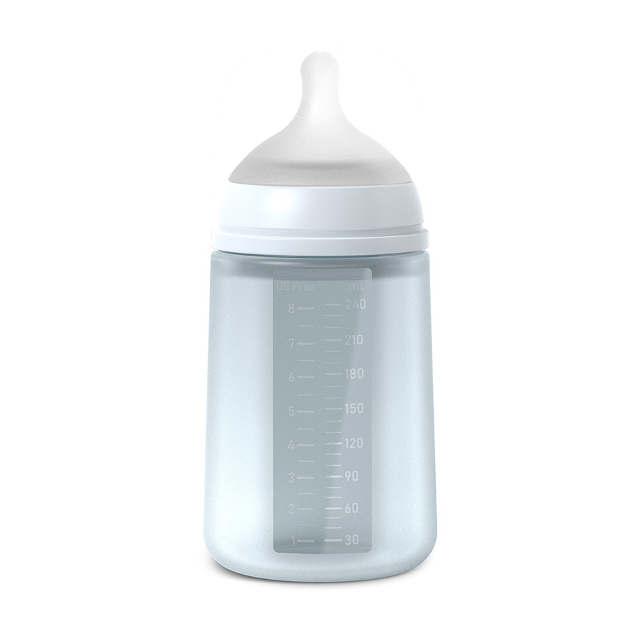 Biberon 240ml silicona fisiológica SX Pro SOFT FM Suavinex Azul I3