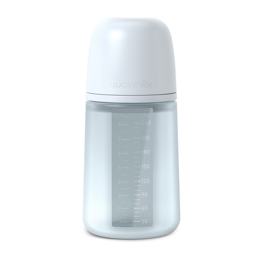 Biberon 240ml silicona fisiológica SX Pro SOFT FM Suavinex Azul I3
