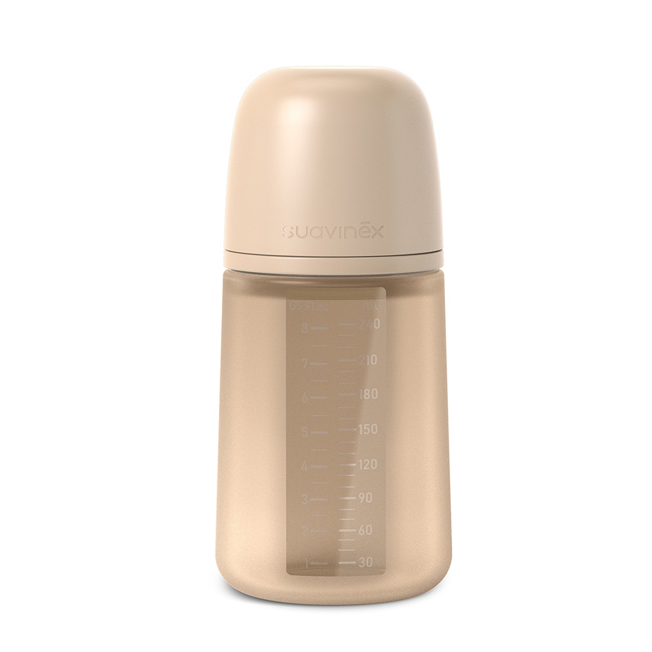 Biberon 240ml silicona fisiológica SX Pro SOFT FM Suavinex Beige I3