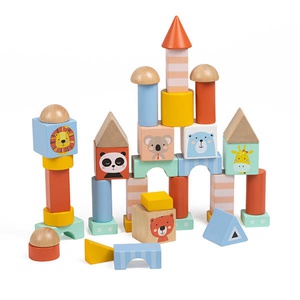 Blocs de construction en bois Wild Eurekakids