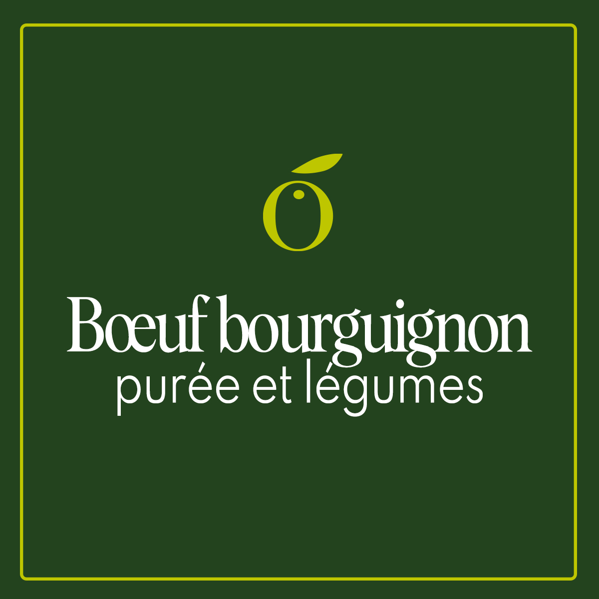 Bœuf bourguignon purée et légumes 600gr