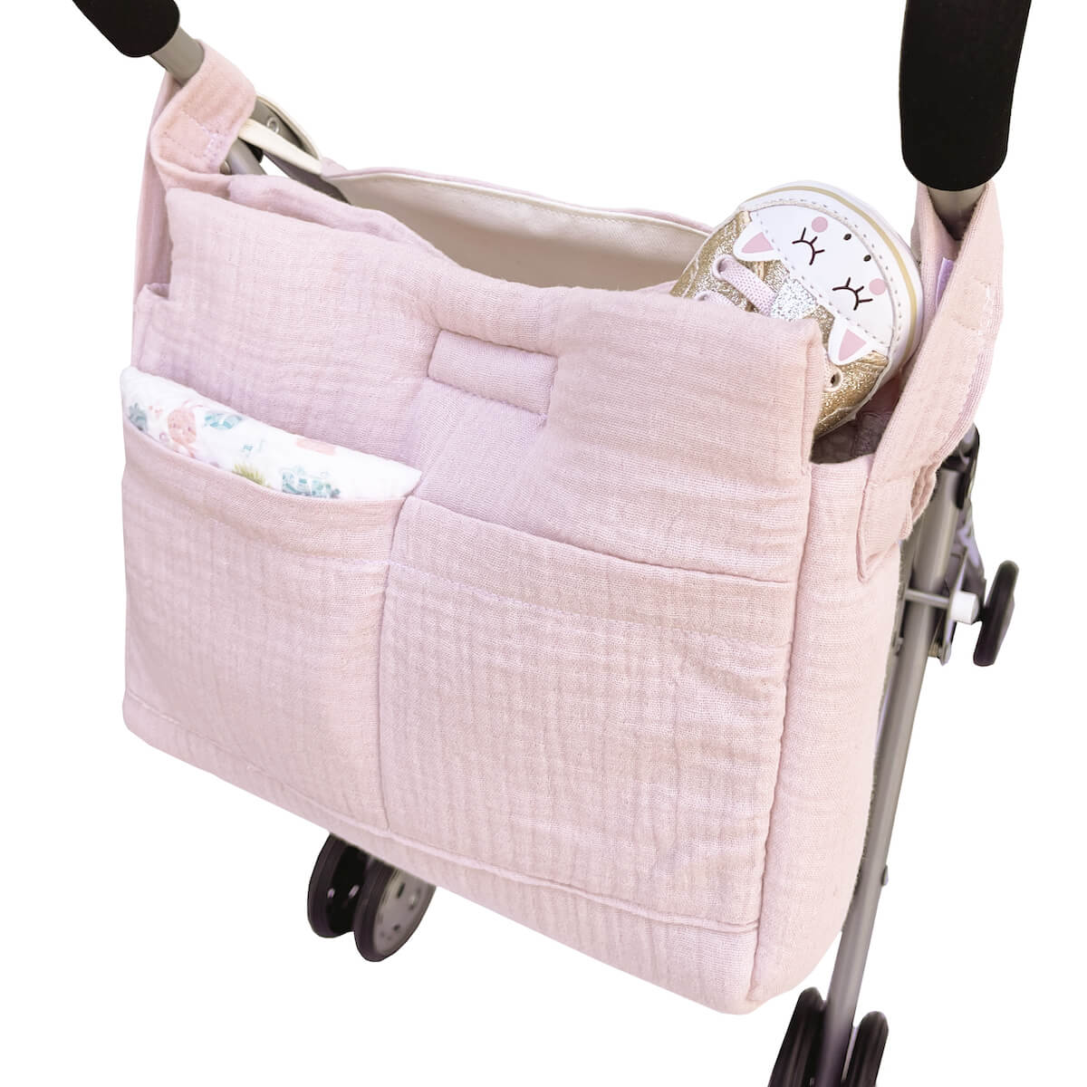 Bolso cambiador muñeca BOBBLE rosa
