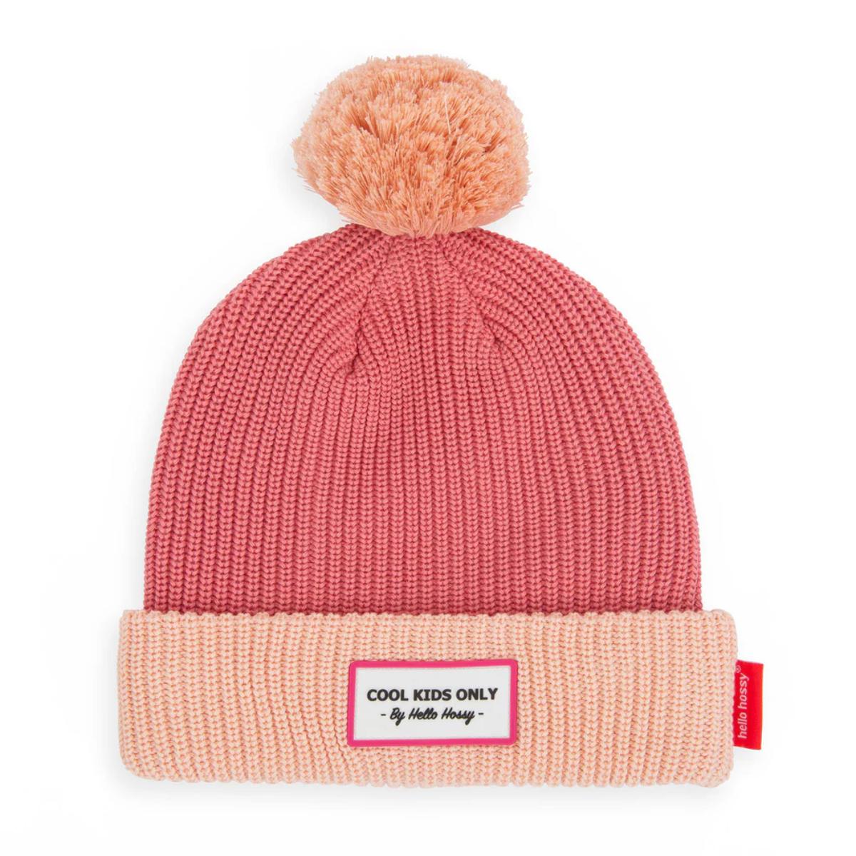Bonnet 9-18m Block Blush Hello Hossy