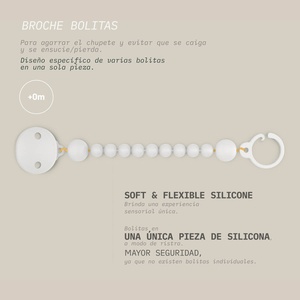 Broche Bolitas silicona Suavinex  Verde I3