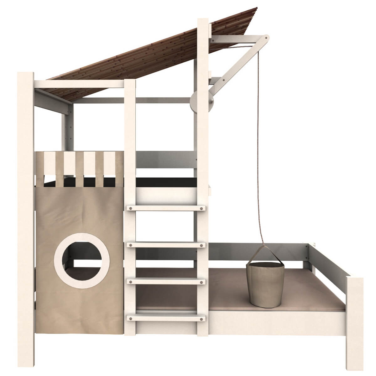 Cabin bed Bruno DESTYLE de Breuyn whitened