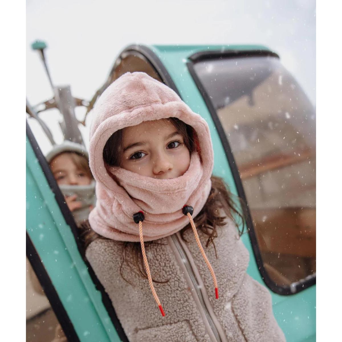 Cagoule 2-5a Warmy Pink Hello Hossy