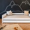 Cajón cama KASVA lacado blanco-roble MDF