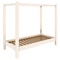 Cama con dosel 90x200cm DESTYLE de Breuyn tintada en blanco