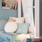 Cama con dosel 90x200cm DESTYLE de Breuyn tintada en blanco
