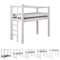 Cama evolutiva 90x200cm 5 en 1 escalera lateral DESTYLE de Breuyn tintada en blanco