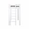 Cama evolutiva 90x200cm 5 en 1 escalera lateral DESTYLE de Breuyn tintada en blanco
