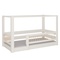 Cama Kubu con dosel DELUXE de Breuyn blanqueada-natural