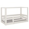 Cama Kubu con dosel DELUXE de Breuyn blanqueada