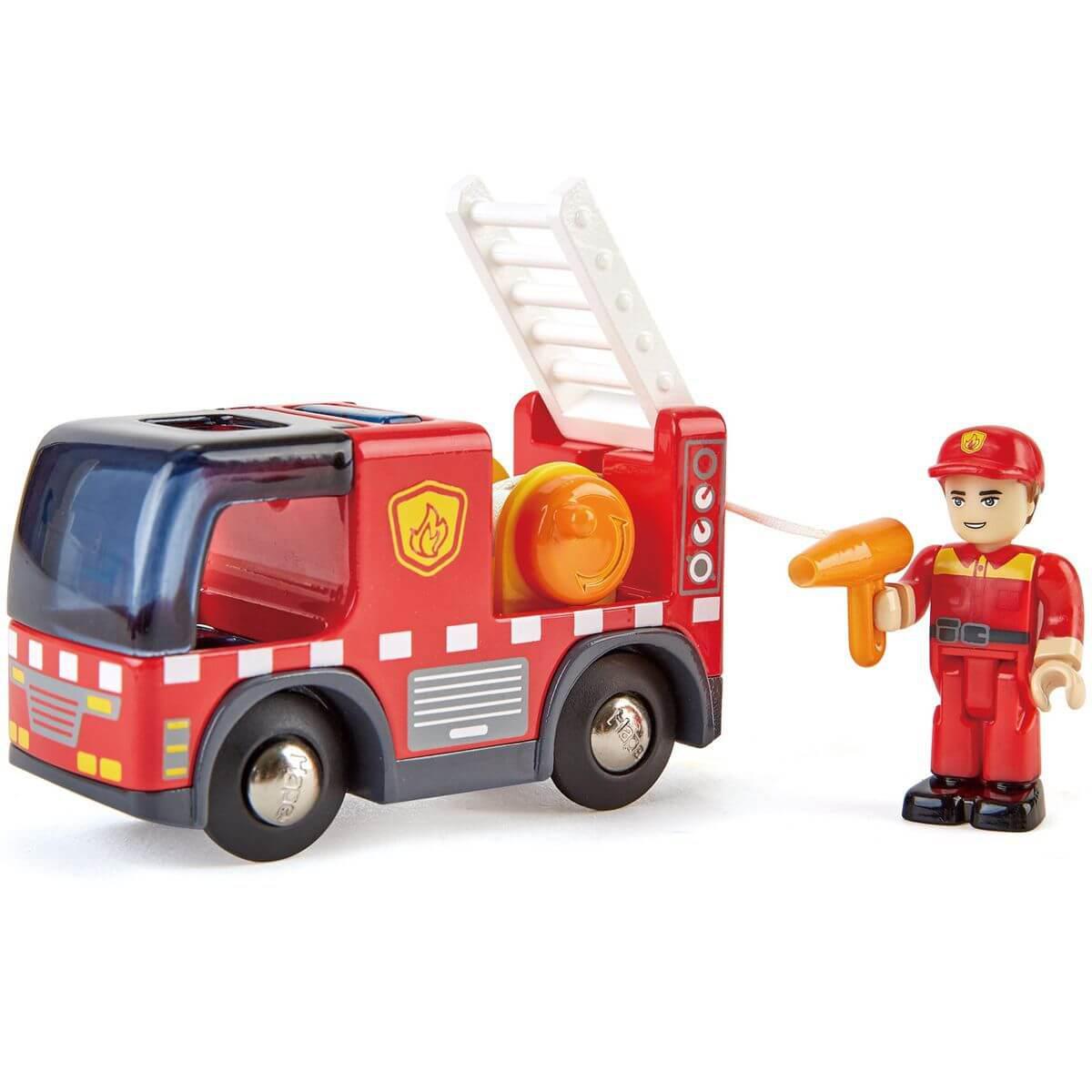 Camión bomberos-sirena FIRE TRUCK Hape 