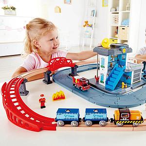 Camión bomberos-sirena FIRE TRUCK Hape 