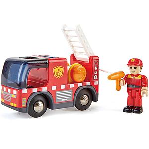Camión bomberos-sirena FIRE TRUCK Hape 