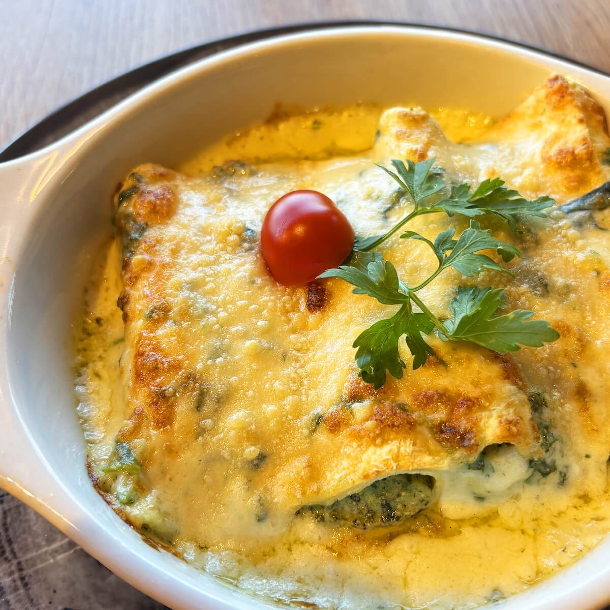 Cannelloni ricotta - épinards