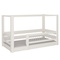 Canopy bed Kubu DELUXE de Breuyn whitened-grey